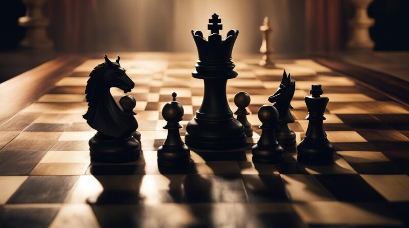 Queen and Rook vs. King and Knight in chess