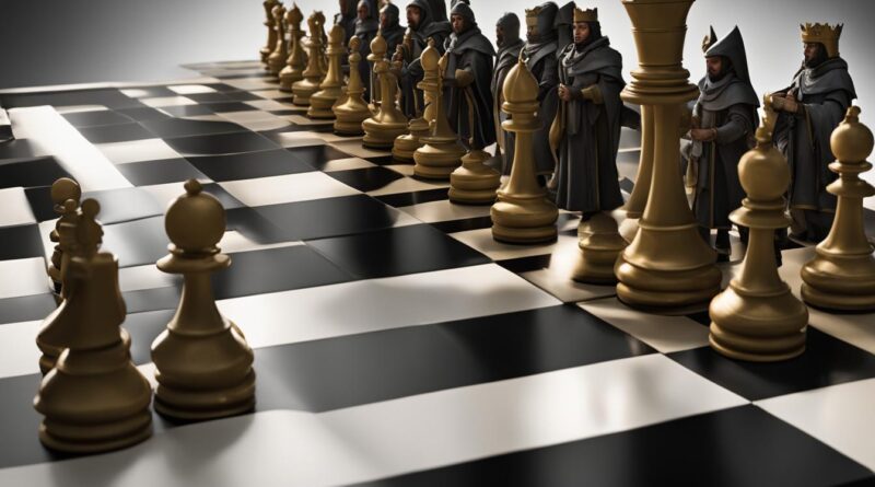 Bishop and Pawns vs. King and Knight in chess